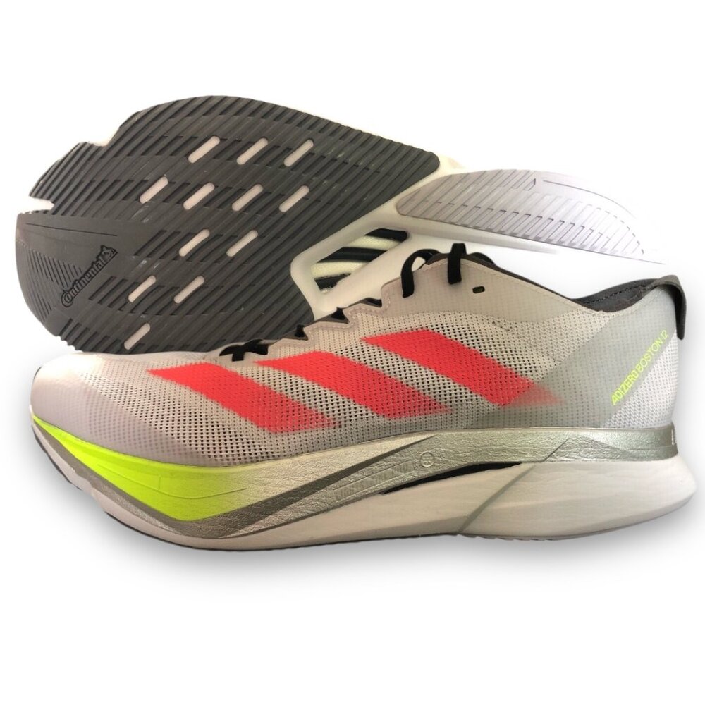 Adidas Adizero Boston 12 Ekiden Pack Mens Running Shoes Grey/Red JI4472 (NEW)